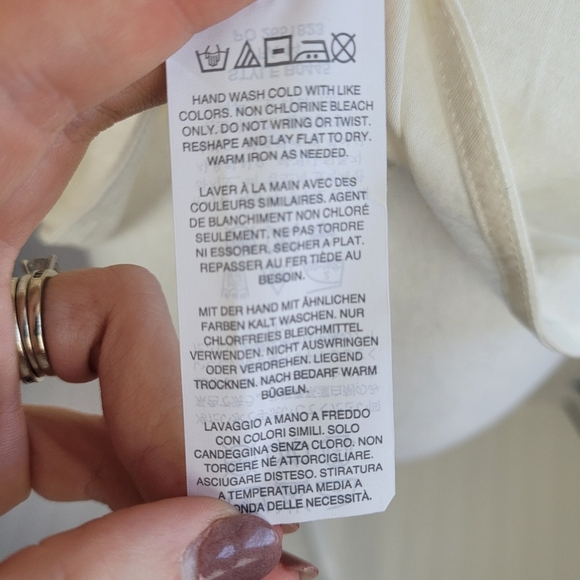 J. Crew Petal Tank Ivory Top - Picture 9 of 11